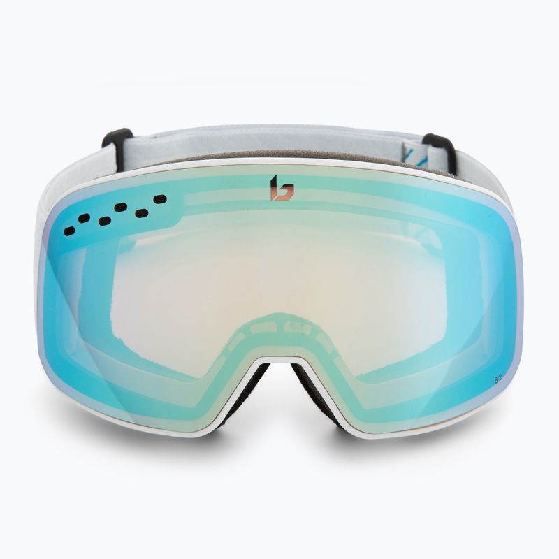 Предпазни ски очила Bollé Nevada Small white metallic blue matte/azure 2