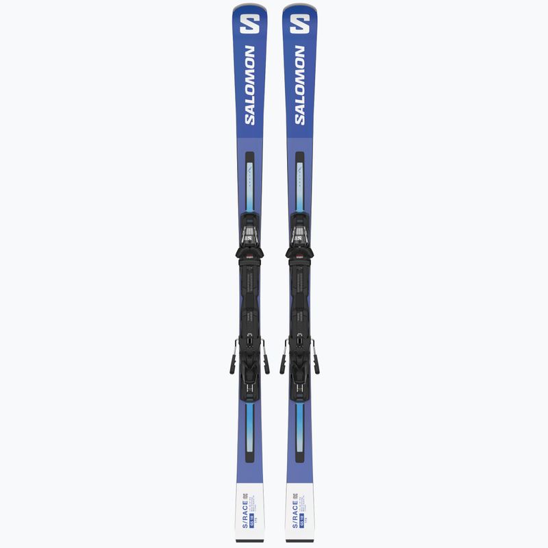 Salomon S Race GS 10 + M12 GW синьо-бели ски за спускане L47038300 10