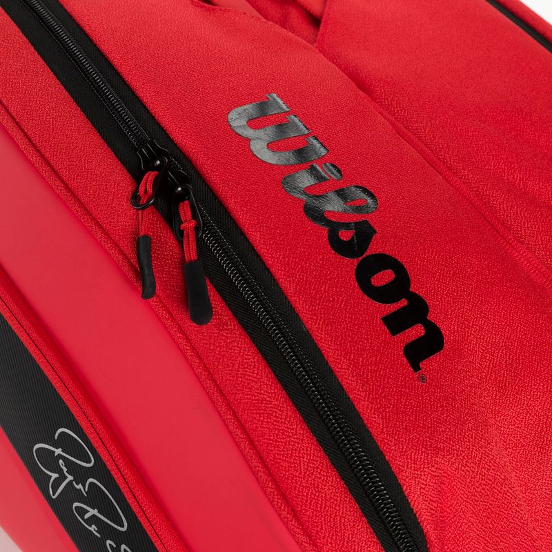 Чанта за тенис Wilson Rf Dna 12Pk червена WR8006001 4