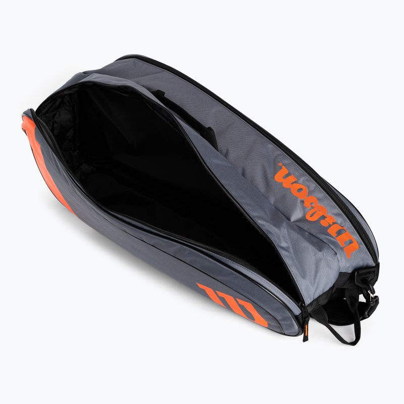 Wilson Team 6Pk тенис чанта сива WR8009801 6