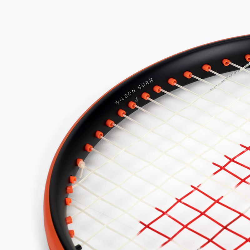 Ракета за тенис Wilson Burn 100Ls V4.0 черна и оранжева WR044910U 6