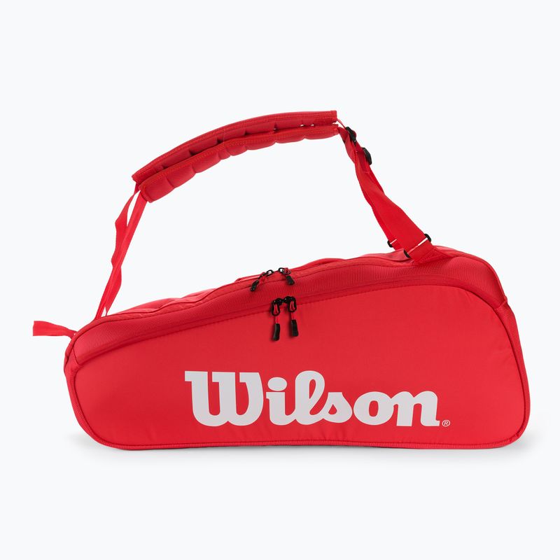 Wilson Super Tour 6 Pk тенис чанта червена WR8010701 2