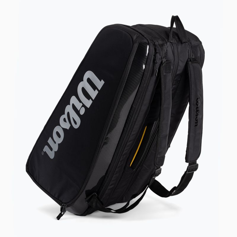 Чанта за тенис Wilson Super Tour 15 Pk Pro Staff черна WR8010401