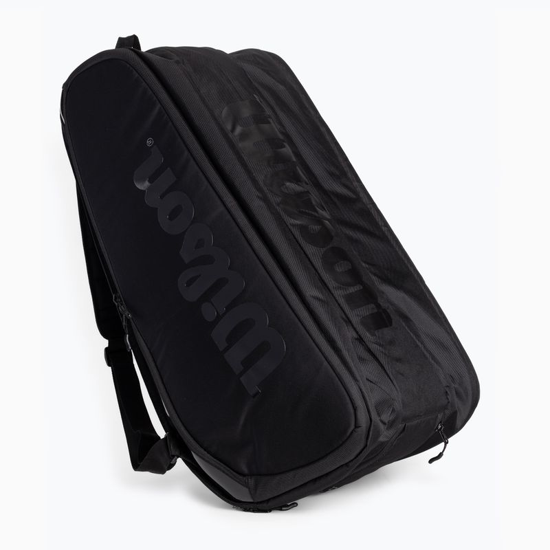 Чанта за тенис Wilson Super Tour 15 Pk Pro Staff черна WR8010401 3