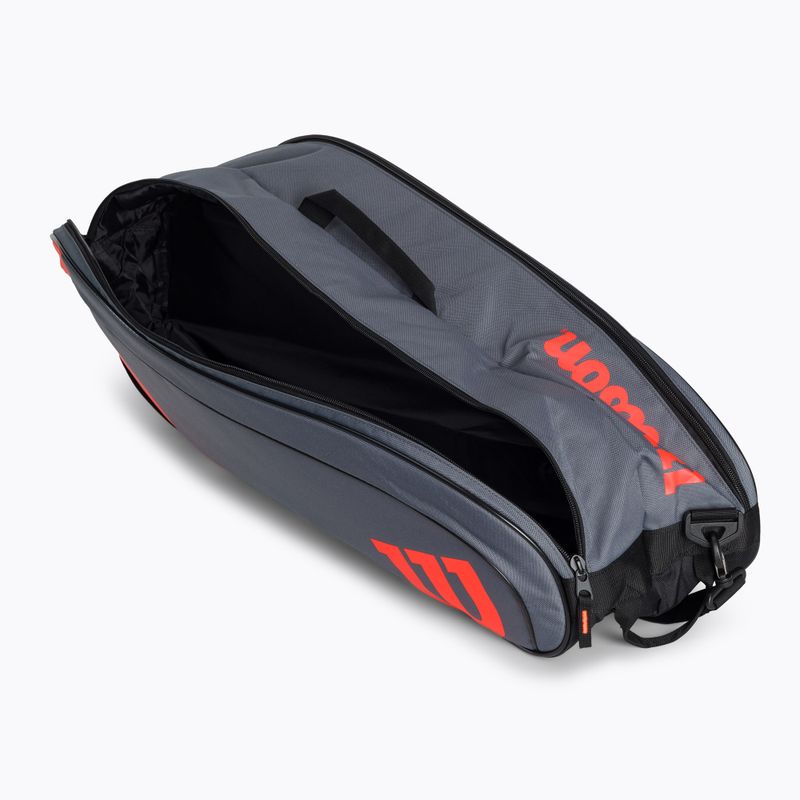 Wilson Team 6Pk тенис чанта червена WR8009803 6