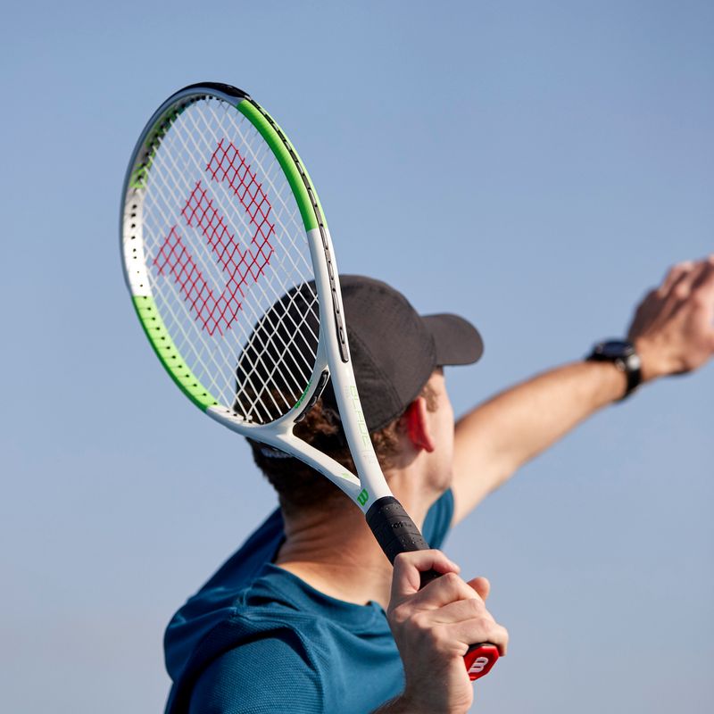 Wilson Blade Feel Team 103 тенис ракета бяла WR054810U 9