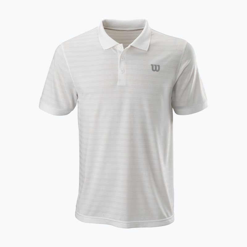Мъжка тениска Wilson Stripe Polo white WRA789703