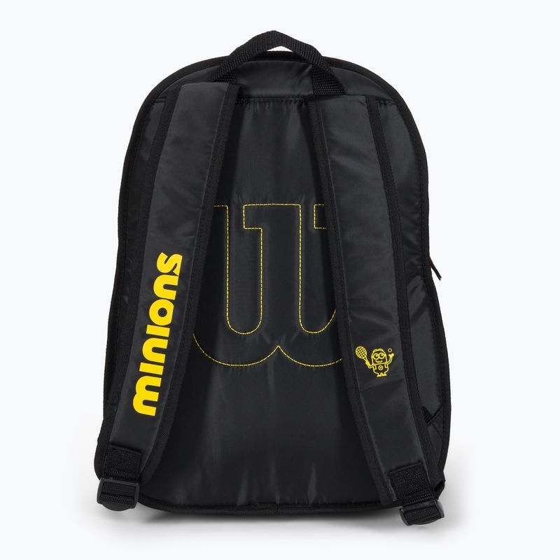 Wilson Minions Jr тенис раница черно/жълто WR8014001 3