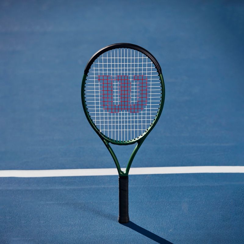 Детска тенис ракета Wilson Blade 25 V8.0 черна/зелена WR079310U 7