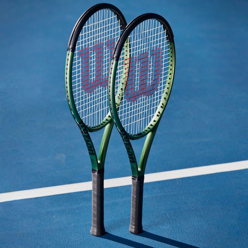 Детска тенис ракета Wilson Blade 25 V8.0 черна/зелена WR079310U 9