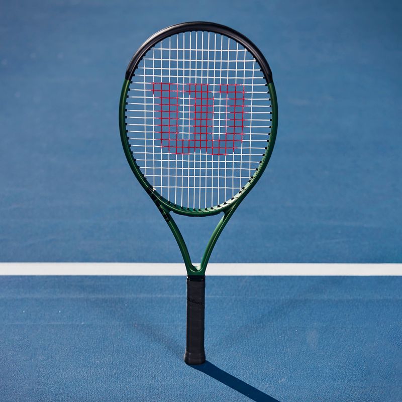 Детска тенис ракета Wilson Blade 26 V8.0 черна/зелена WR079210U 7