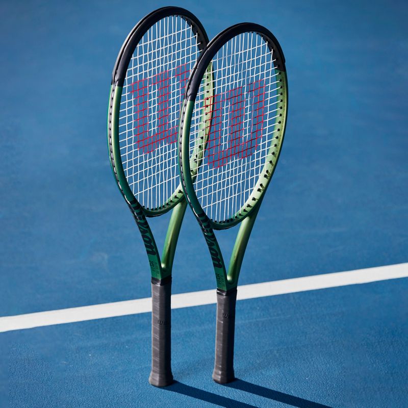 Детска тенис ракета Wilson Blade 26 V8.0 черна/зелена WR079210U 8