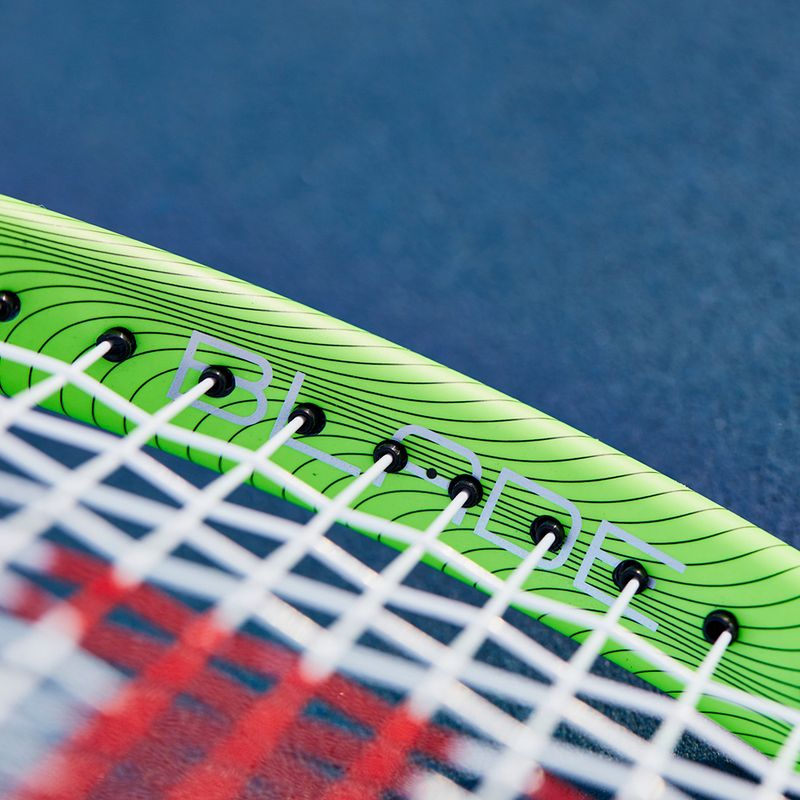 Wilson Blade Feel 103 тенис ракета черно-зелена WR083310U 12