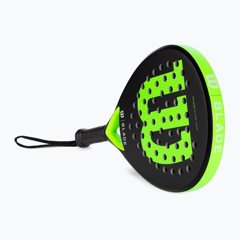 Ракета за падел Wilson Blade Team V2 черна/зелена 2