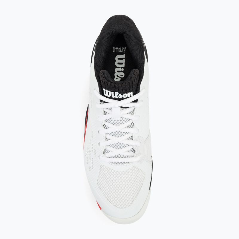 Мъжки обувки за тенис Wilson Rush Pro Ace white/red/poppy red 6