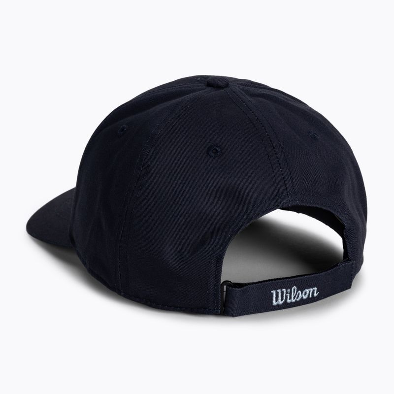 Мъжка шапка Wilson Script Twill тъмносиня WRA788607 3