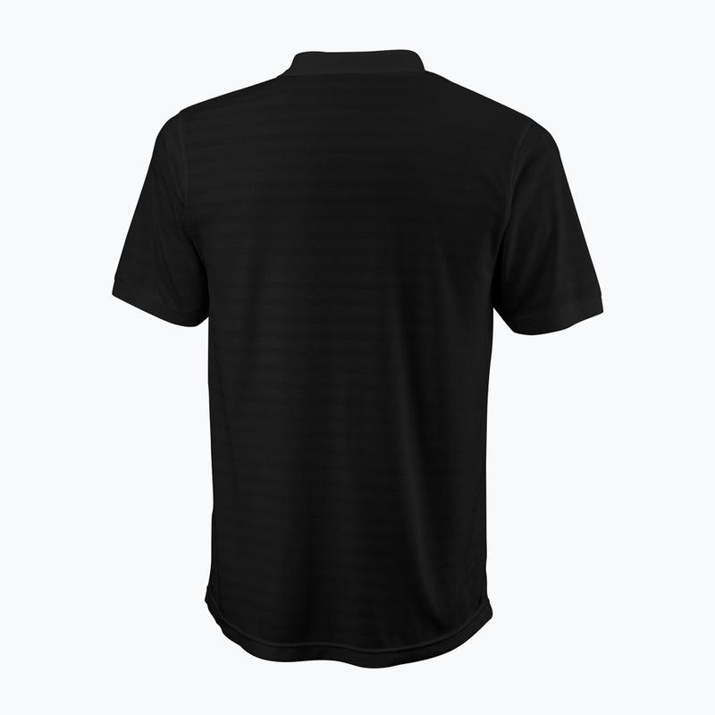 Мъжка тениска Wilson Stripe Polo black WRA789707 2