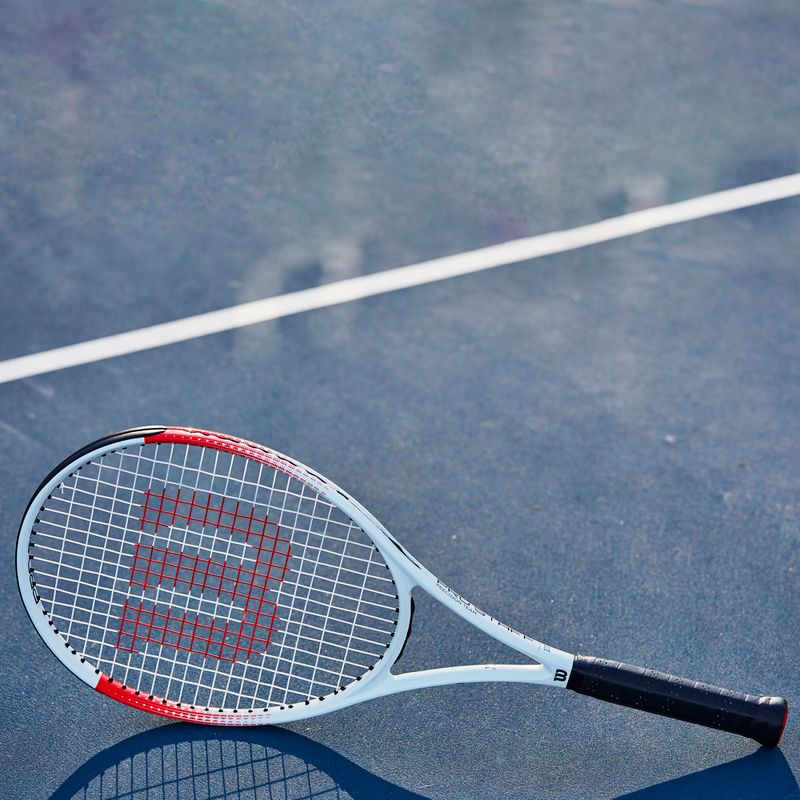 Wilson Pro Staff Precision Team 103 тенис ракета червено и бяло WR080510U 9