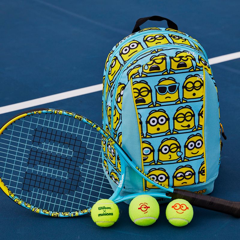 Детска тенис ракета Wilson Minions 2.0 Jr 25 синьо/жълто WR097310H 8