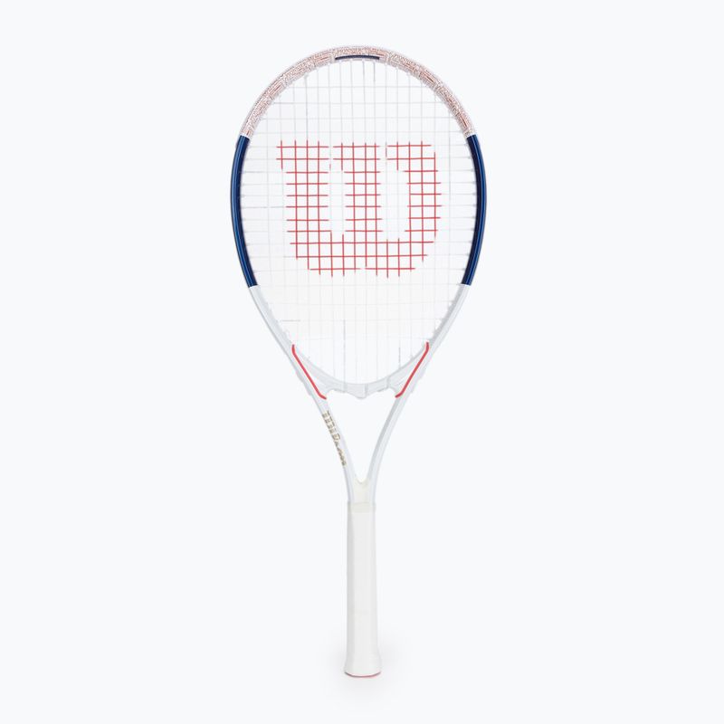 Ракета за тенис Wilson Roland Garros Elite в бяло и синьо WR086110U