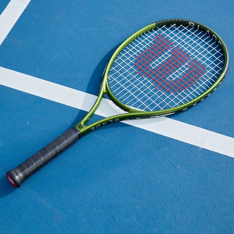 Wilson Blade Feel 100 тенис ракета зелена WR117410 7