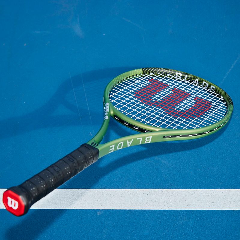 Wilson Blade Feel 100 тенис ракета зелена WR117410 8