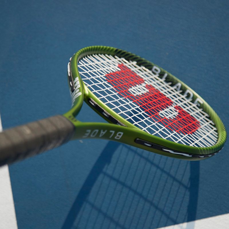 Wilson Blade Feel 100 тенис ракета зелена WR117410 9