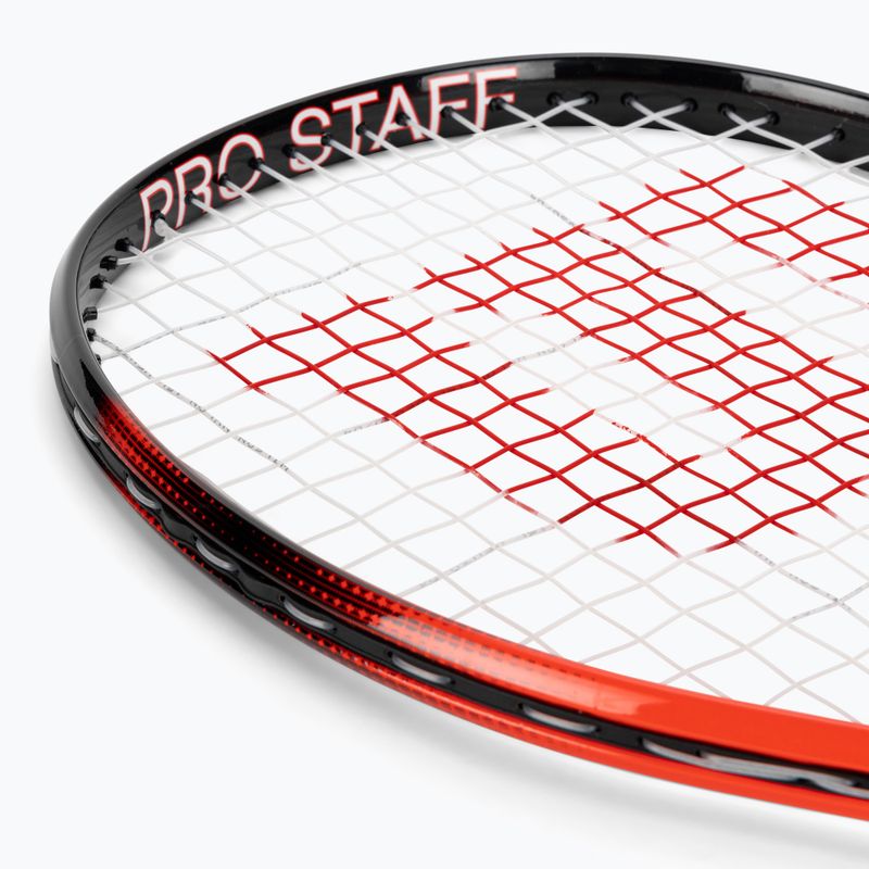 Детска тенис ракета Wilson Pro Staff Precision 26 червено/черно WR133610H 5