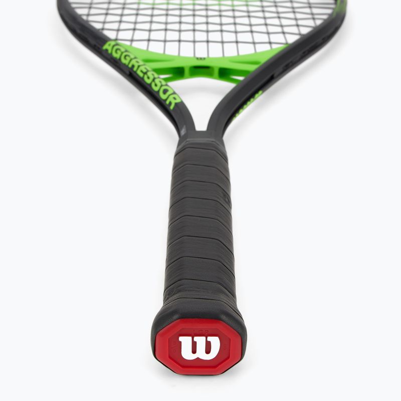 Ракета за тенис Wilson Aggressor черна/зелена 3