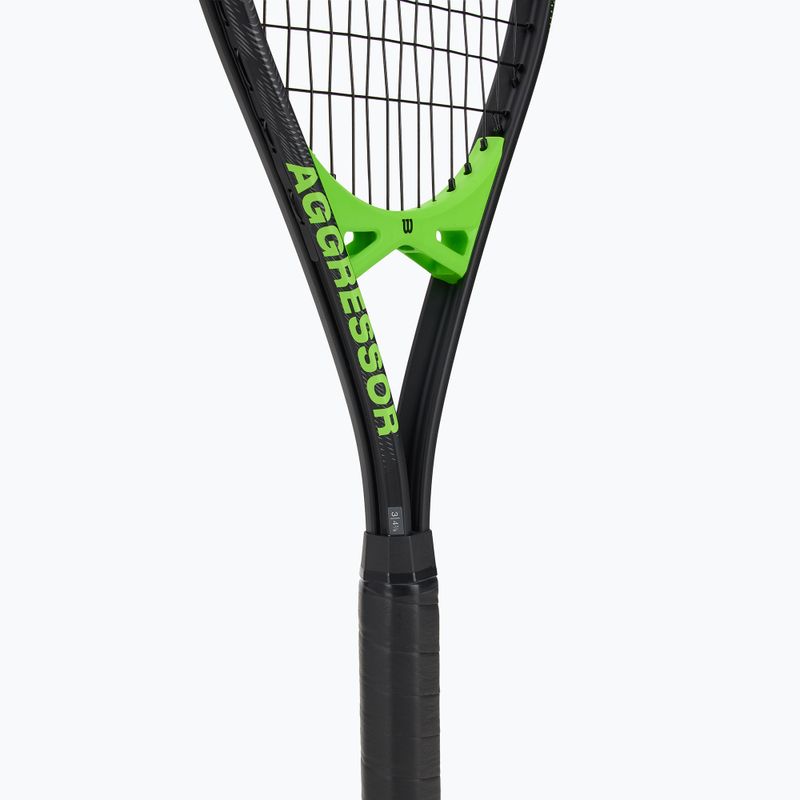 Ракета за тенис Wilson Aggressor черна/зелена 4