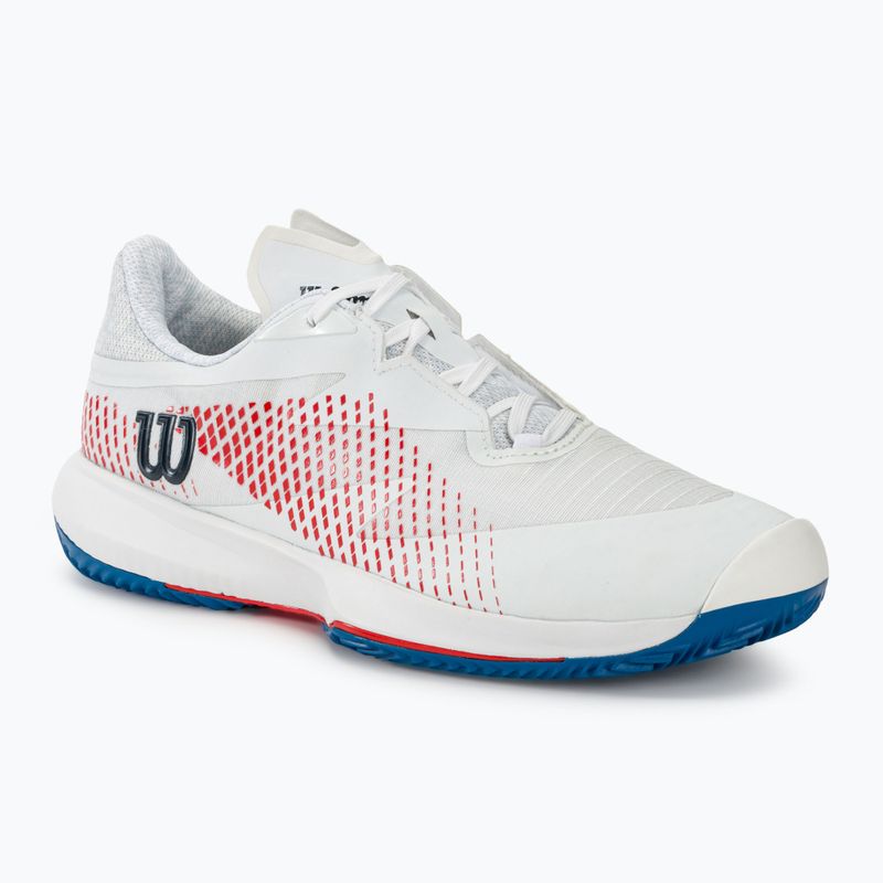 Мъжки обувки за тенис Wilson Kaos Swift 1.5 Clay white/deja vu blue/wilson red