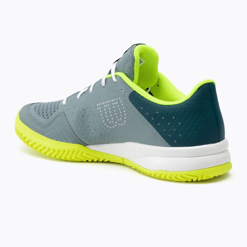 Wilson Kaos Stroke 2.0 мъжки обувки за тенис stormy sea/deep teal/safety yellow 3
