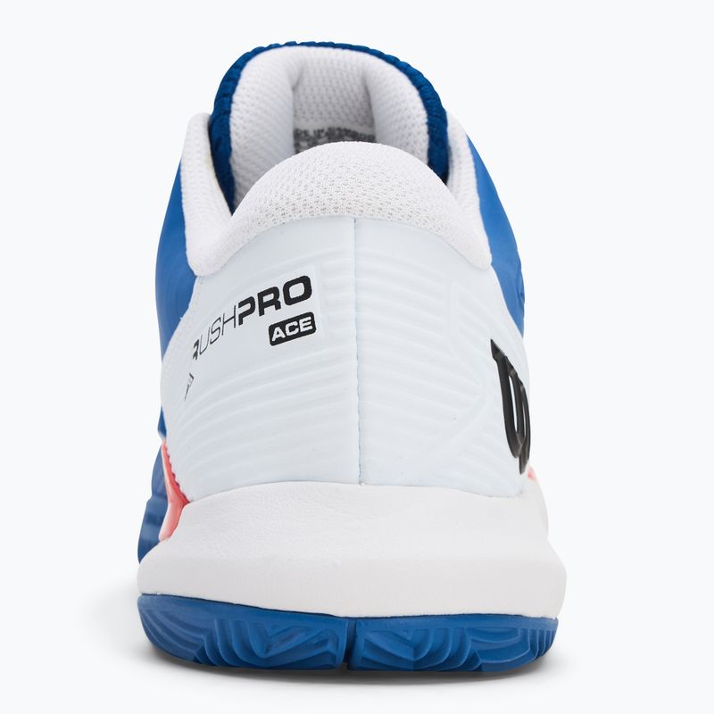 Мъжки обувки за тенис Wilson Rush Pro Ace Clay deja vu blue/ white/ infrared 6