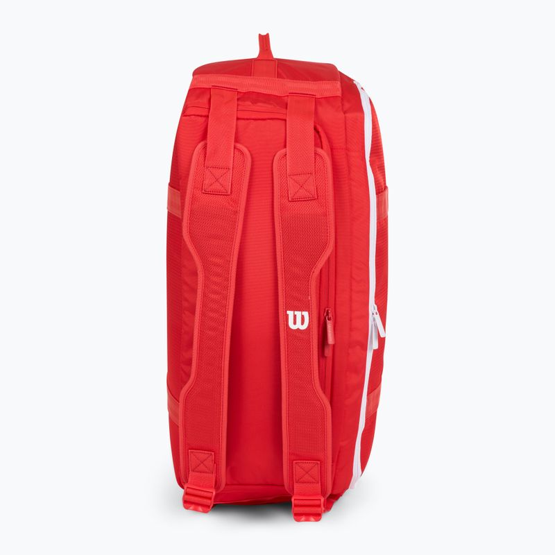 Wilson Super Tour Red Coaches Duffel тенис чанта червена 4