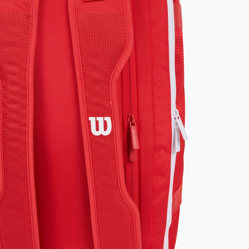 Wilson Super Tour Red Coaches Duffel тенис чанта червена 5