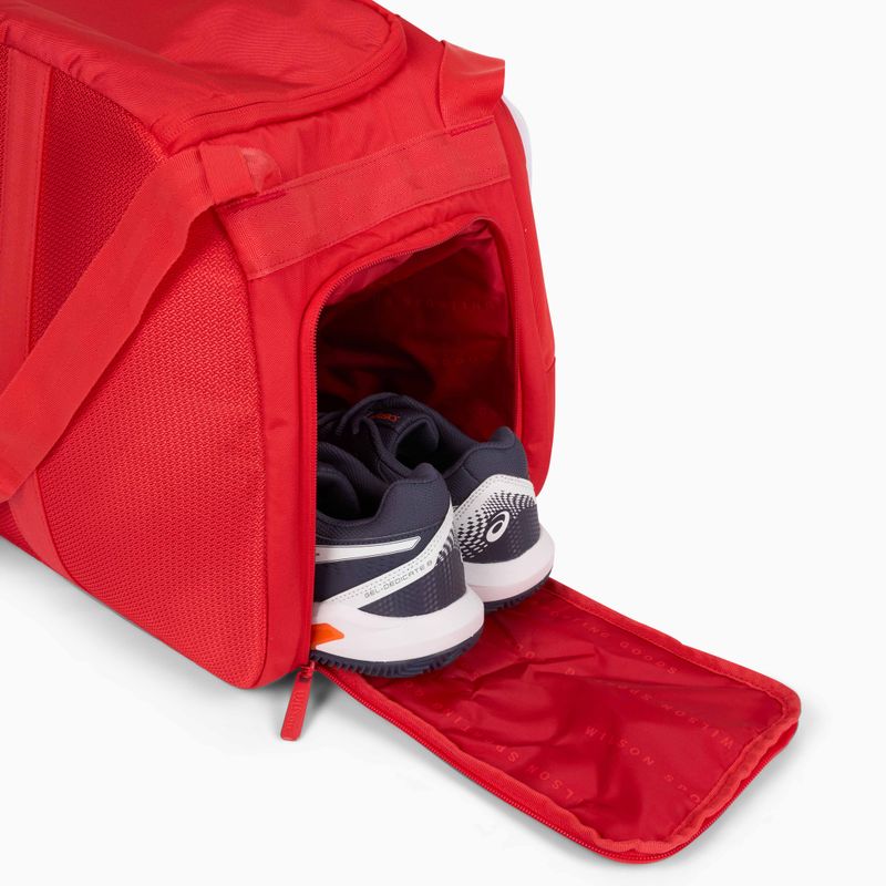 Wilson Super Tour Red Coaches Duffel тенис чанта червена 7