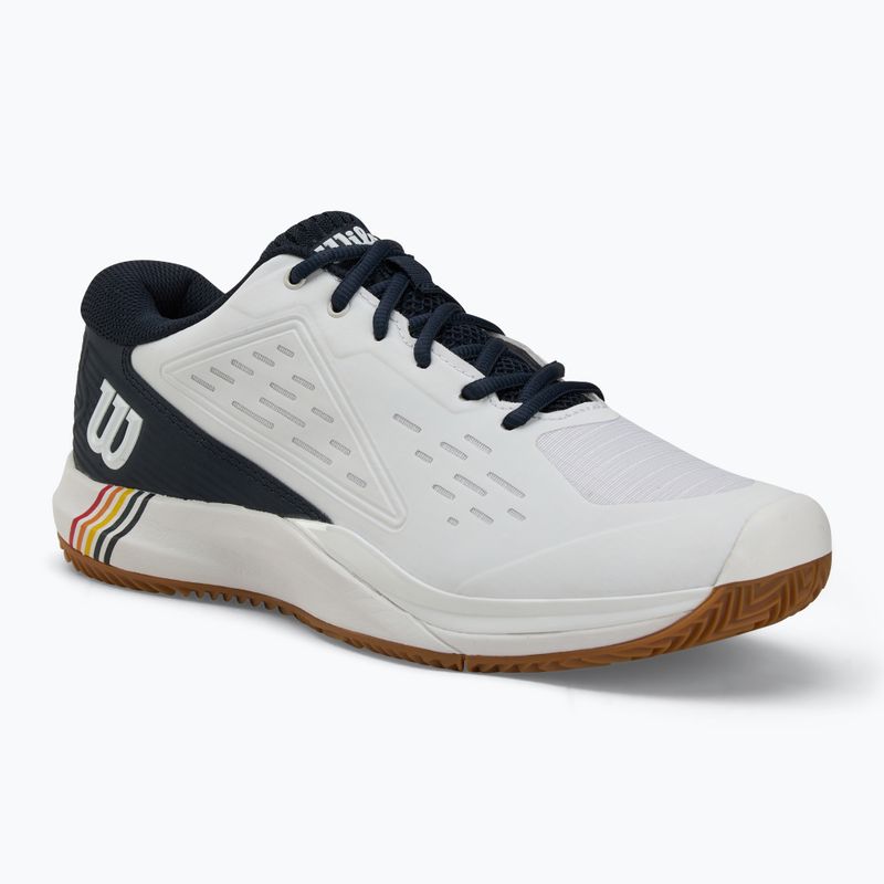 Мъжки обувки за тенис Wilson Rush Pro Ace Clay RG white/ navy blazer/ gum