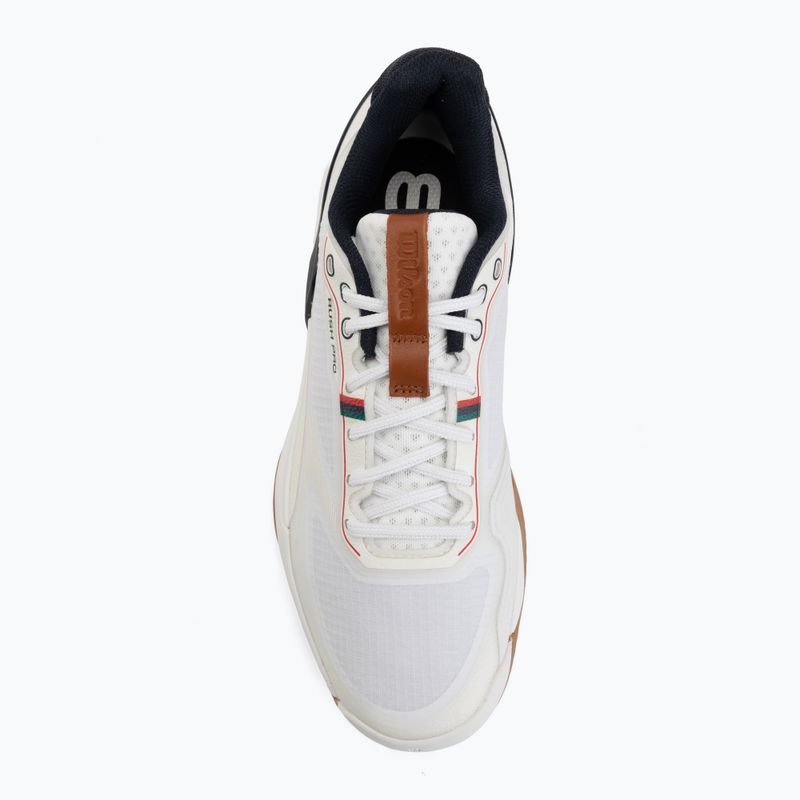 Мъжки тенис обувки Wilson Rush Pro 5 Clay white/navy blazer/gum 5