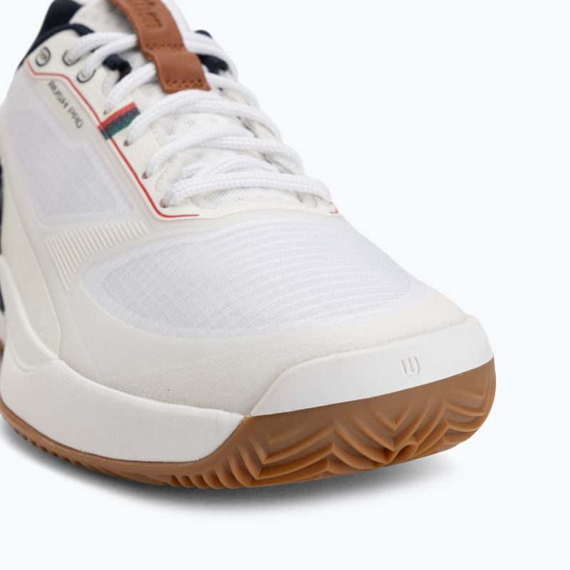 Мъжки тенис обувки Wilson Rush Pro 5 Clay white/navy blazer/gum 7