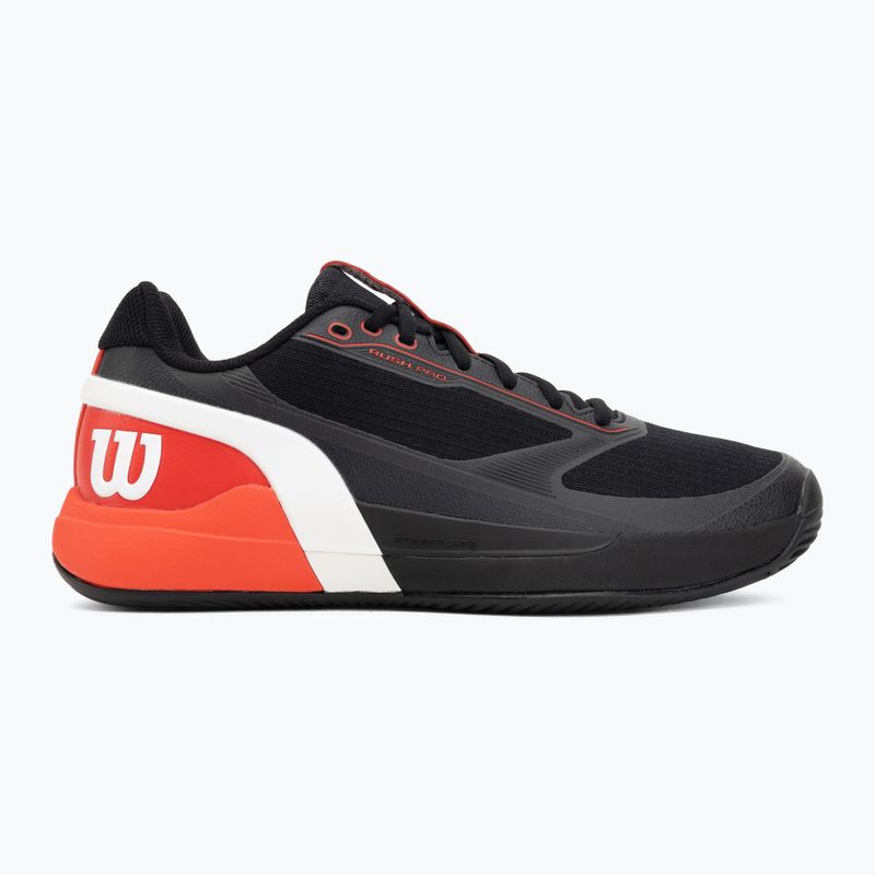 Мъжки обувки за падел Wilson Rush Pro 5 black/infrared/white 2
