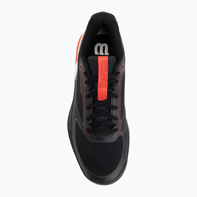 Мъжки обувки за падел Wilson Rush Pro 5 black/infrared/white 5