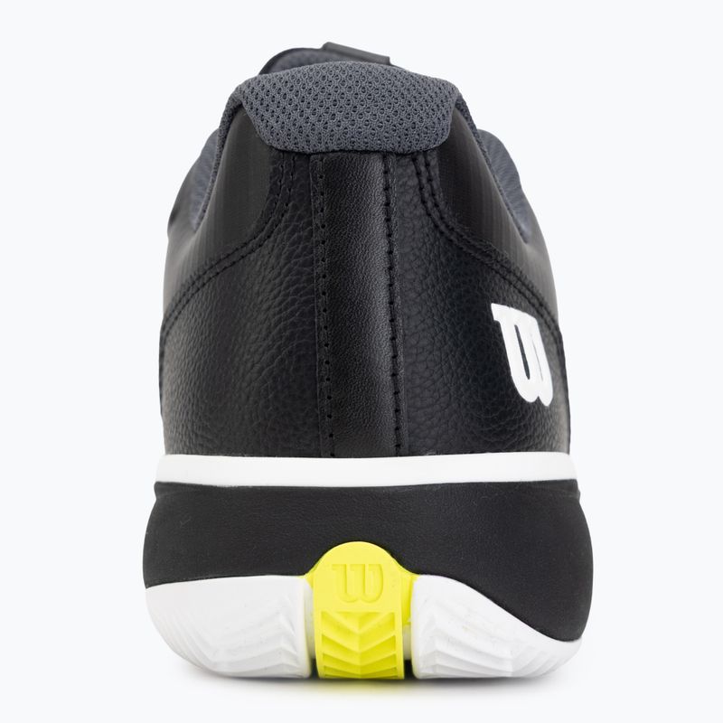 Мъжки тенис обувки Wilson Rush Lite 5 Clay black/white/safety yellow 6