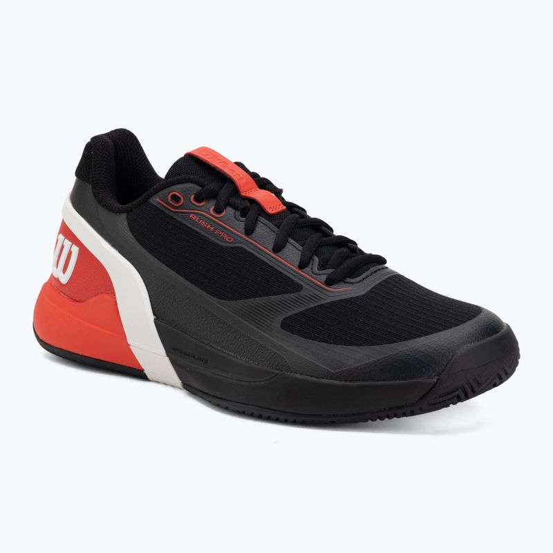 Мъжки тенис обувки Wilson Rush Pro 5 black/infrared/white