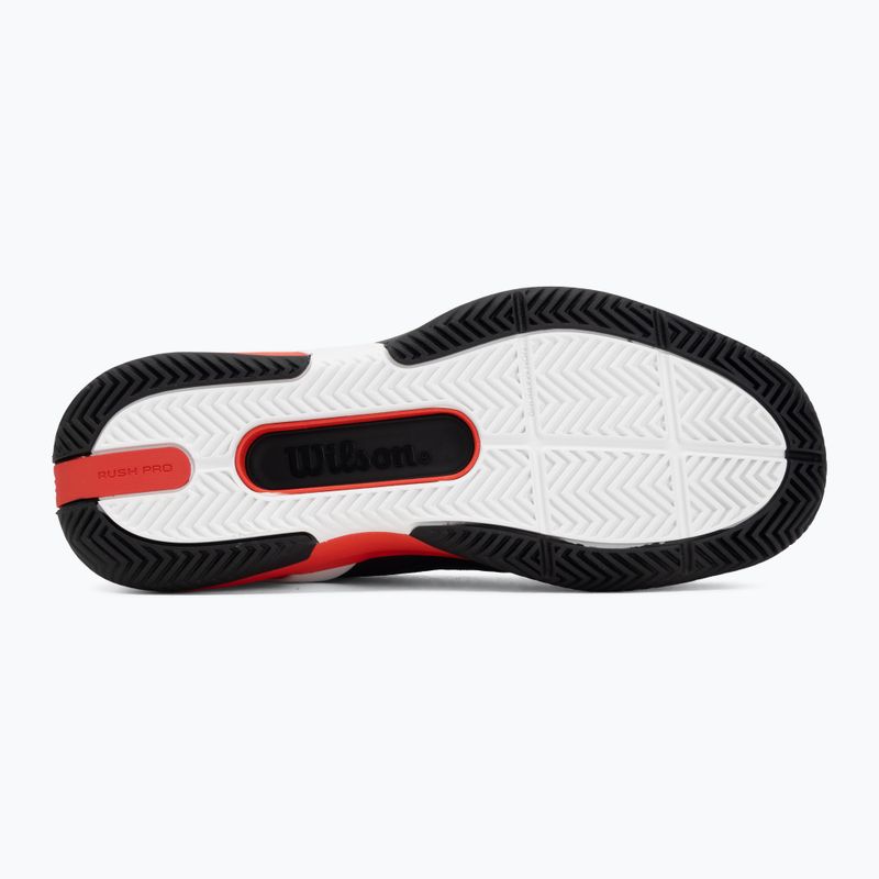Мъжки тенис обувки Wilson Rush Pro 5 black/infrared/white 4