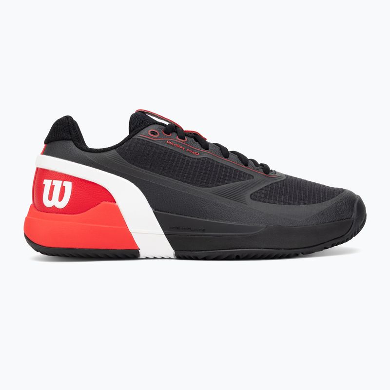 Мъжки тенис обувки Wilson Rush Pro 5 Clay black/infrared/white 2