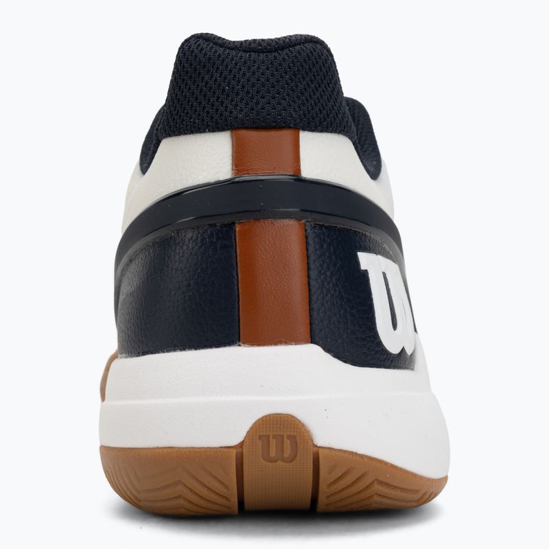 Мъжки тенис обувки Wilson Rush Pro 5 white/navy blazer/gum 6