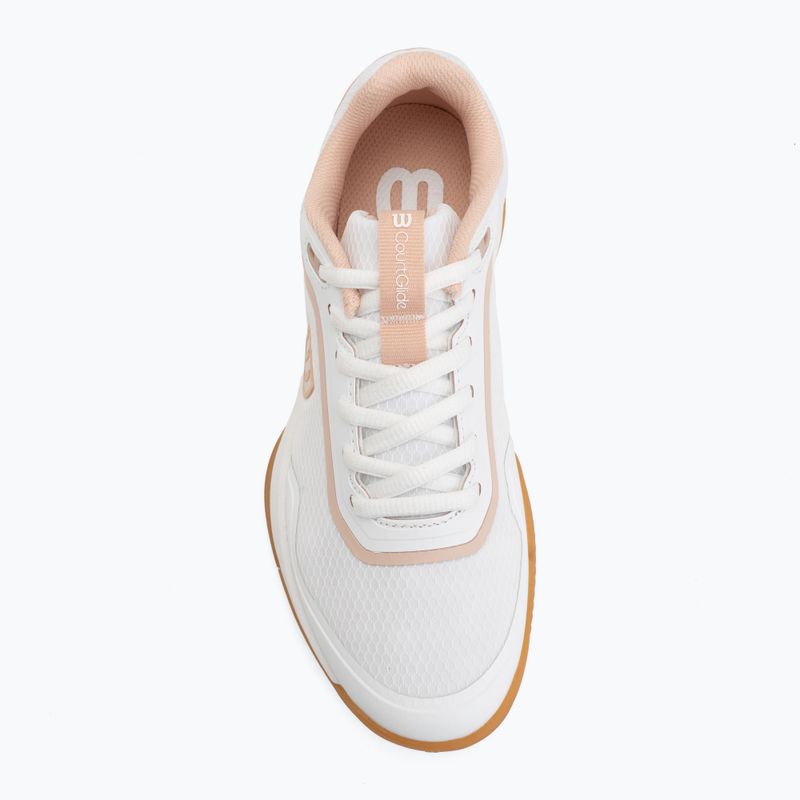 Дамски тенис обувки Wilson Courtglide white/cameo rose/gum 5