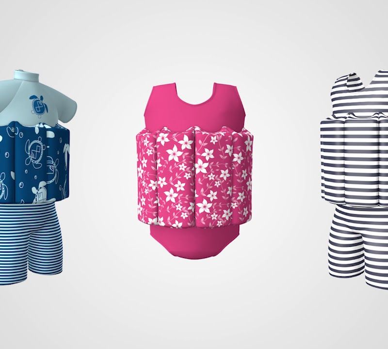 Детски бански Splash About Meadow тъмно синьо FSZGD1 5
