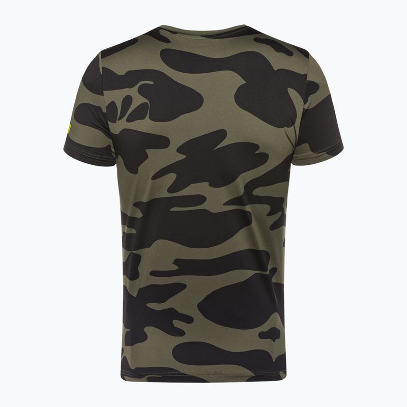 Мъжка тениска за тенис HYDROGEN Camo Tech, зелена T00514397 5