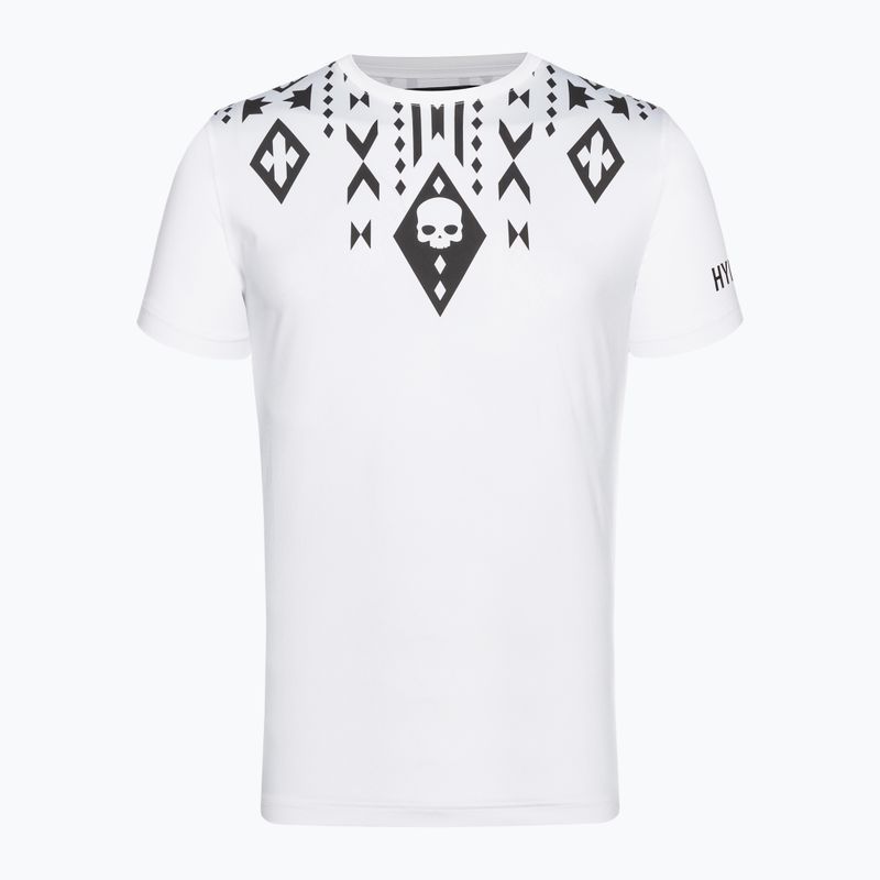 Мъжка тениска HYDROGEN Tribal Tech Tennis Shirt white T00530001 5